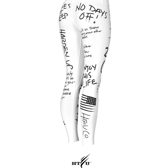 HTFU Analog Graffiti Full Length Leggings. Size S - Picture 4 of 9
